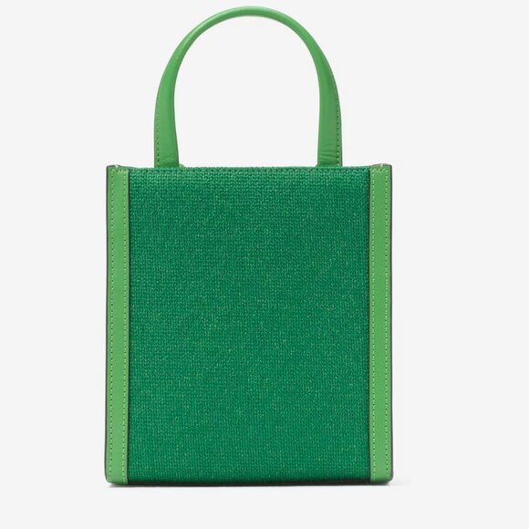 NEW Kate Spade New York Manhattan Floral Appliqué Chenille Mini Tote Crossbody - Picture 7 of 7